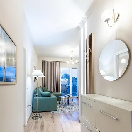 Ts Modern 1Br W Skyline City View - Central Tirana Daire
